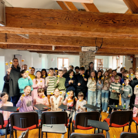 Tikšanās ar bērnu grāmatu rakstnieci Aiju Lisovsku